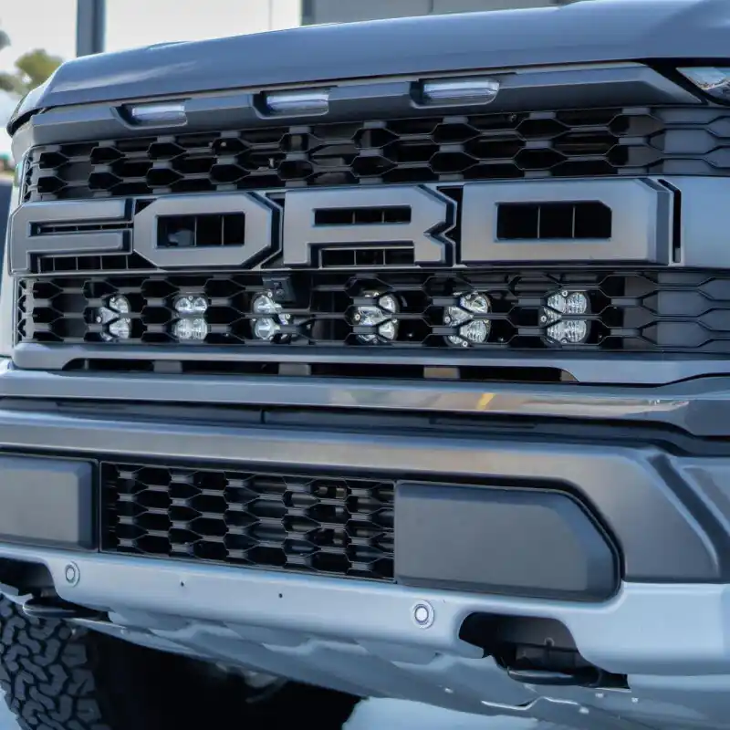 Limited Edition Baja Designs 2021+ Ford Raptor Squadron Pro Behind Grille Kit