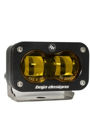 Top Pick Baja Designs 2023+ Toyota Sequoia S2 SAE OEM Fog Light Replacement Kit - Amber