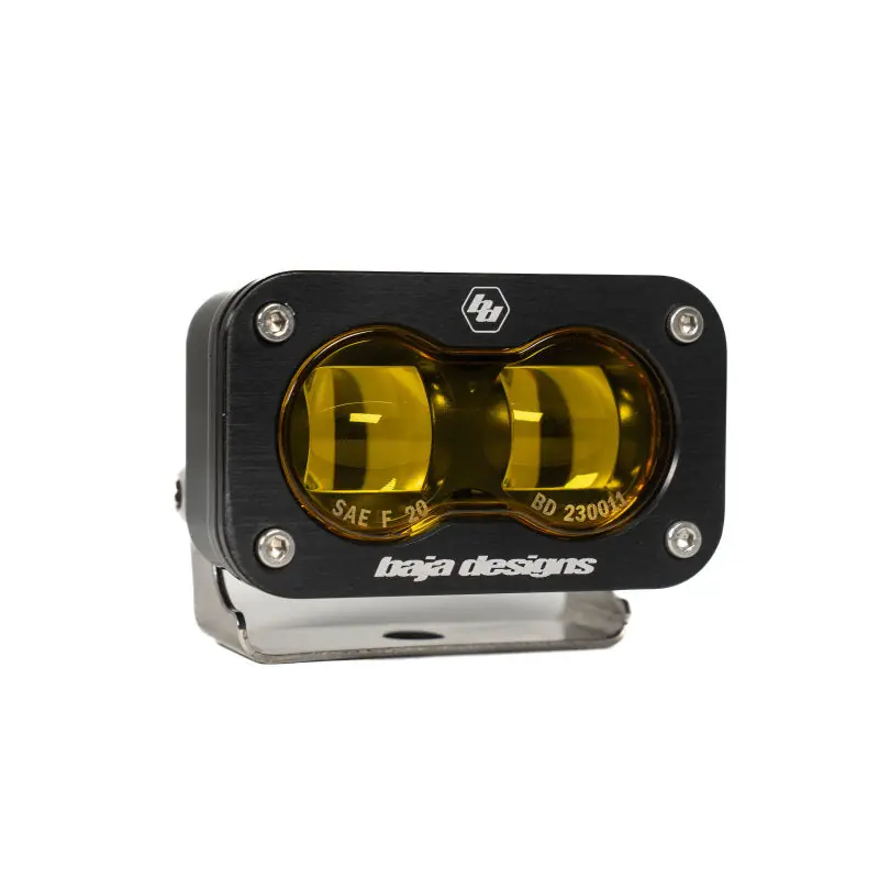 Top Pick Baja Designs 2023+ Toyota Sequoia S2 SAE OEM Fog Light Replacement Kit - Amber