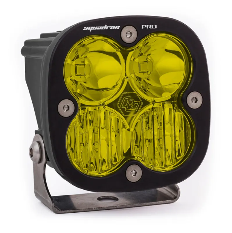 Baja Designs Squadron Pro Driving/Combo Pattern Black LED Light Pod - Amber Price Drop