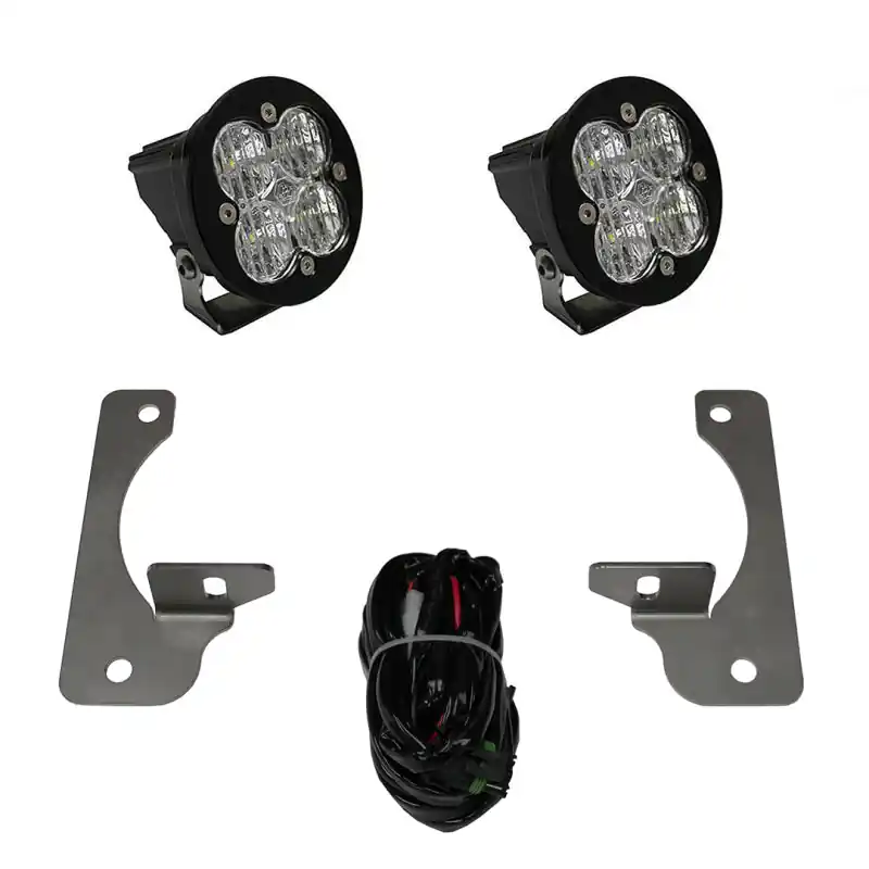 Baja Designs 13-16 Jeep JK Rubicon X/10th Anne/Hard Rock Squadron-R Sport LED Light Kit Modern
