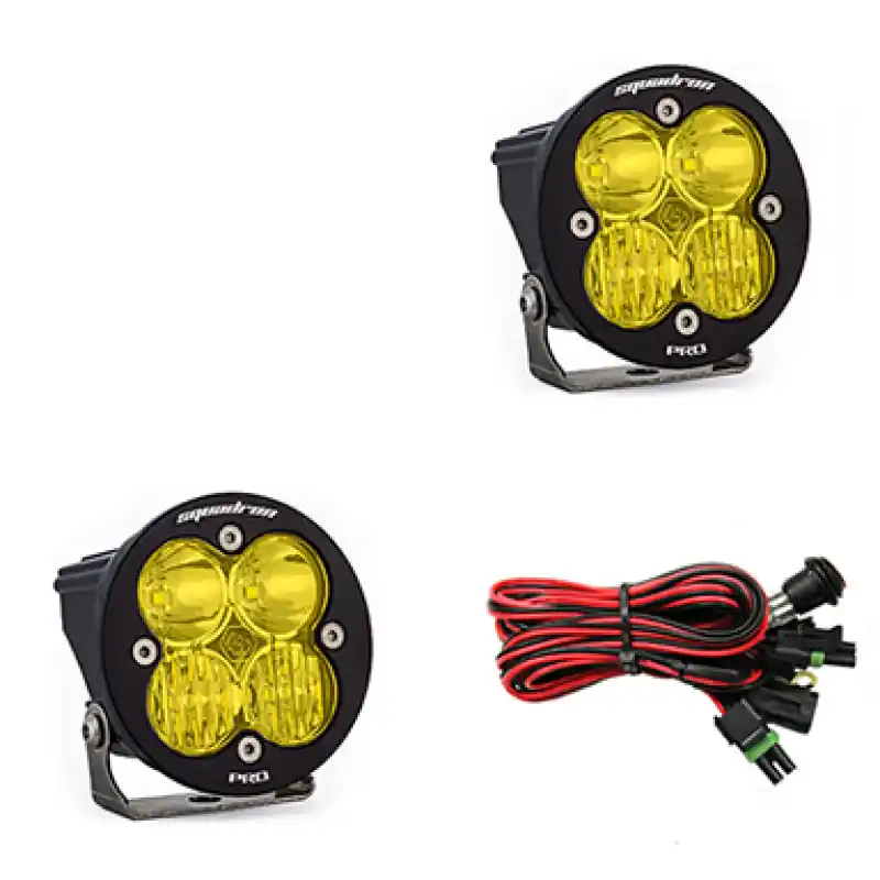 Markdown Baja Designs Squadron R Pro Driving/Combo Pair LED Light Pods - Amber