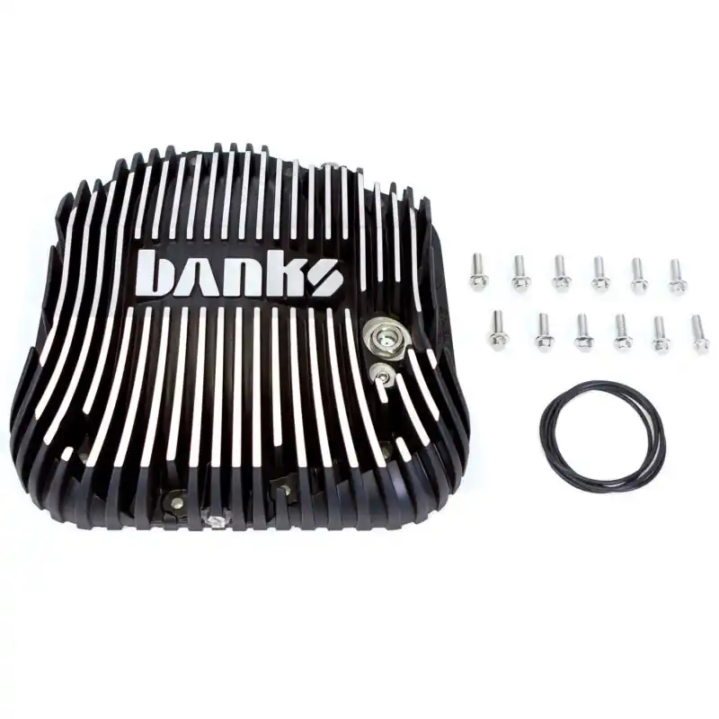 Today Only Banks Power 85-19 Ford F250/ F350 10.25in 12 Bolt Black Milled Differential Cover Kit