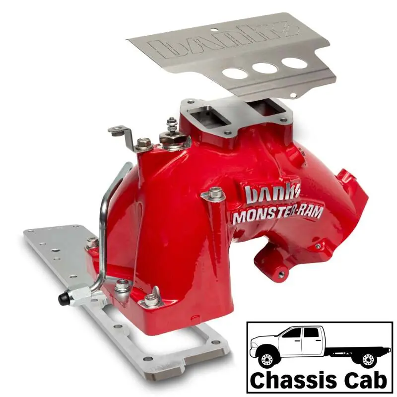 Banks Power 13-18 Dodge RAM 6.7L Monster-Ram Intake System W/Fuel Line-Chassis Cab Red New Release
