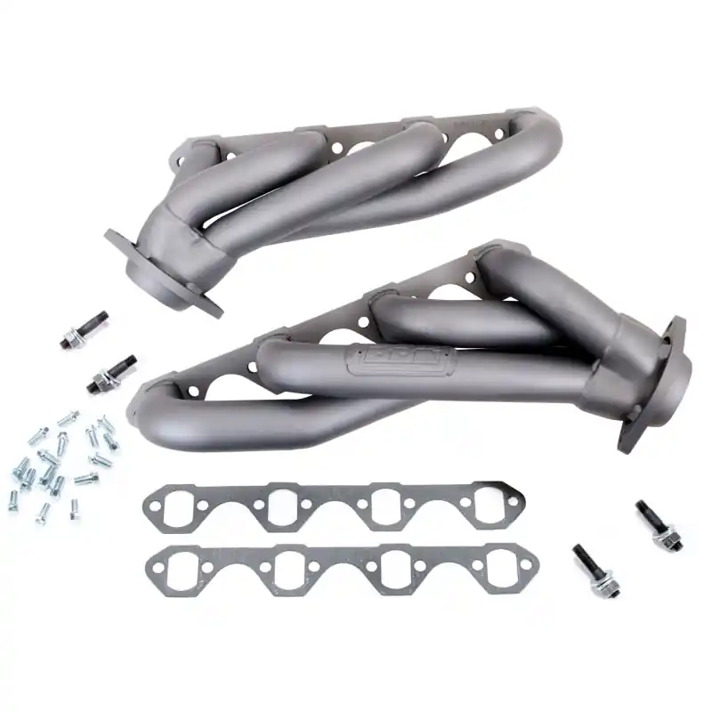 Budget BBK 79-93 Mustang 5.0 Shorty Unequal Length Exhaust Headers - 1-5/8 Titanium Ceramic