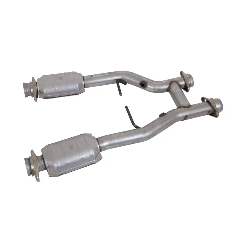 BBK 96-04 Mustang 4.6 GT / Cobra Short Mid H Pipe w Catalytic Converters 2-1/2 For Long Tube Headers High Quality
