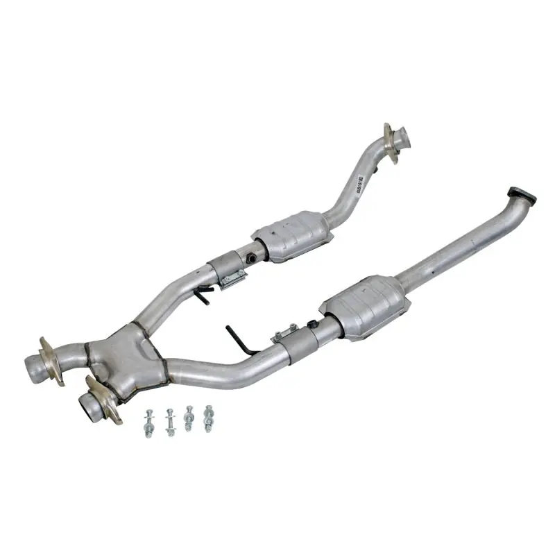 BBK 96-98 Mustang 4.6 Cobra High Flow X Pipe With Catalytic Converters - 2-1/2 Secure Checkout