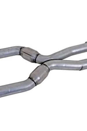 BBK 79-04 Mustang Coyote Swap Short Mid X Pipe w Catalytic Converters 3.0 For BBK Long Tube Headers Trusted Brand
