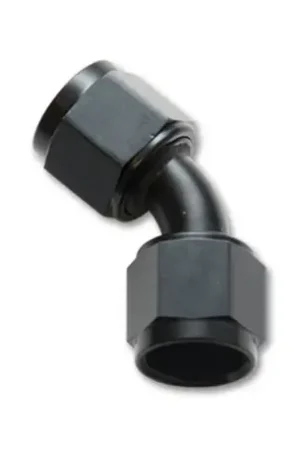 Viral Vibrant -8AN X -8AN Female Flare Swivel 45 Deg Fitting ( AN To AN ) -Anodized Black Only