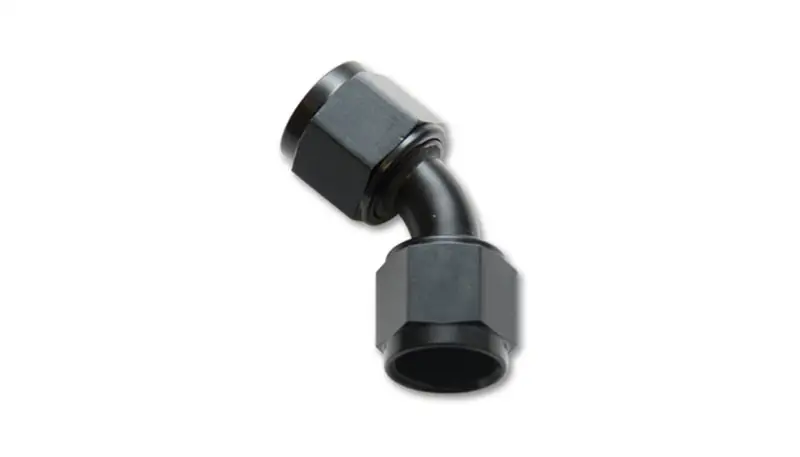 Viral Vibrant -8AN X -8AN Female Flare Swivel 45 Deg Fitting ( AN To AN ) -Anodized Black Only