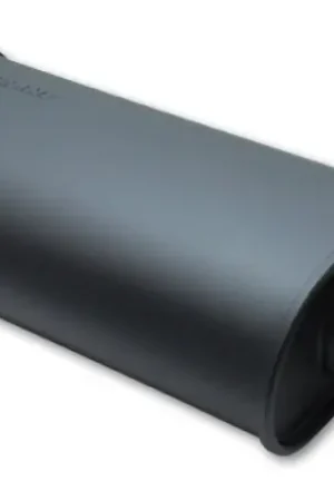Vibrant StreetPower FLAT BLACK Oval Muffler with Single 3in Outlet - 2.5in inlet I.D. Buy Online