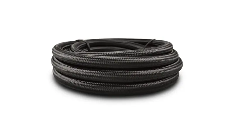 Weekend Sale Vibrant -16 AN Black Nylon Braided Flex Hose (20 foot roll)