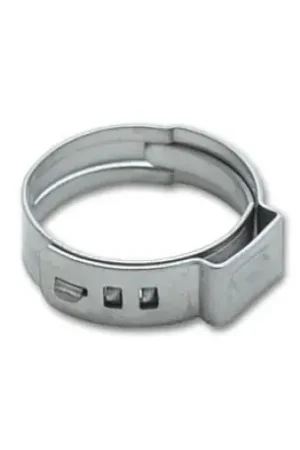 Bargain Vibrant One Ear Stepless Pinch Clamps 20.3-23.5mm clamping range (Pack of 10) SS 7mm band width
