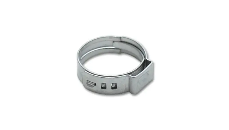 Bargain Vibrant One Ear Stepless Pinch Clamps 20.3-23.5mm clamping range (Pack of 10) SS 7mm band width