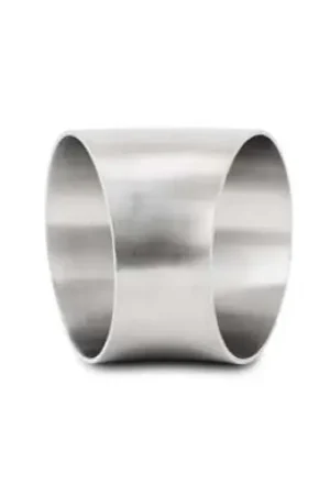 Best Choice Vibrant 3in O.D. T304 SS 45 deg Mandrel Bend (3in Centerline Radius)