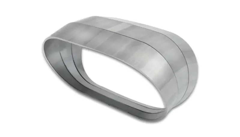 Worldwide Shipping Vibrant Vertical 304 SS Oval Pie Cuts 3.5in OD Tight 45 Degree Elbow