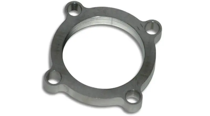 Authentic Vibrant GT series / T3 Turbo Discharge Flange (4 Bolt) with 2.5in Inlet I.D. T304 SS 1/2in Thick