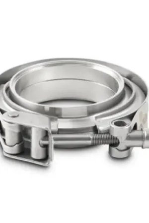 Vibrant T304 SS V-Band Flange Assembly for 1.75in O.D. Tubing incl 2 V-Band flanges & 1 V-Band Clamp Affordable
