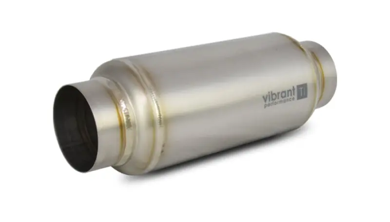 Bargain Vibrant Titanium Resonator 2.5in. Inlet / 2.5in. Outlet x 12in. Long