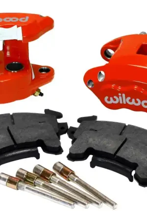 Clearance Wilwood D154 Rear Caliper Kit - Red 1.12 / 1.12in Piston 0.81in Rotor