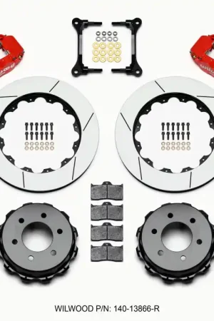 Fan Favorite Wilwood Narrow Superlite 4R RearTruck Kit 14.25in Red 2012-Up Ford F150 (6 lug)