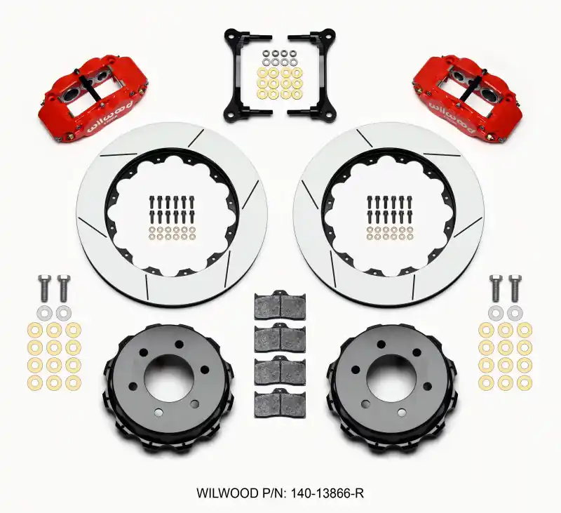 Fan Favorite Wilwood Narrow Superlite 4R RearTruck Kit 14.25in Red 2012-Up Ford F150 (6 lug)