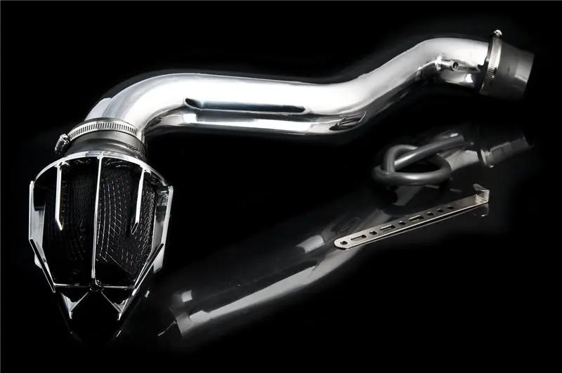 Weapon R 86-91 Honda Prelude Si Dragon Intake Polished Worldwide Shipping