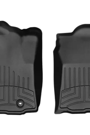 WeatherTech 16+ Toyota Tacoma Double Cab (Auto Trans Only) Front FloorLiner - Black Grab Now