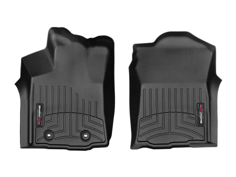 WeatherTech 16+ Toyota Tacoma Double Cab (Auto Trans Only) Front FloorLiner - Black Grab Now