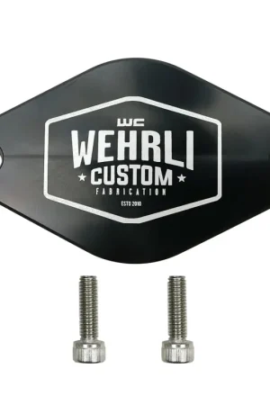 Wehrli 11-16 Chevrolet 6.6L LML Duramax Turbo Resonator Billet Block Off Plate Buy Online
