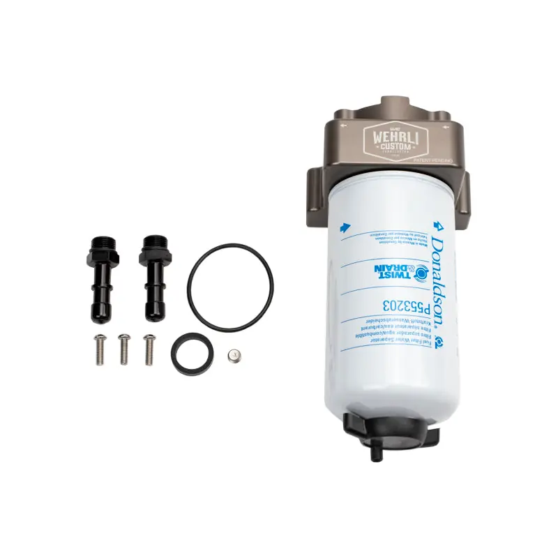 Wehrli 17-19 Duramax L5P / 20-24 L5P Duramax Long Bed Fuel Filter Housing Kit One Day Deal