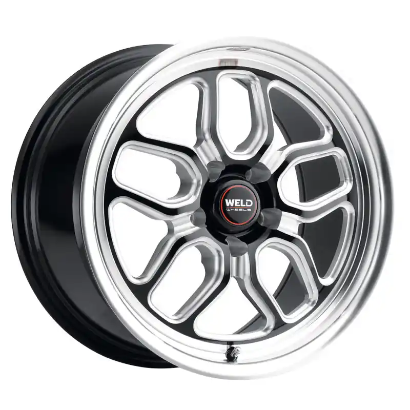 Same Day Shipping Weld Racing 17x5 Laguna Drag 5x114.3 ET -21 BS2.15 Gloss BLK MIL DIA 78.1