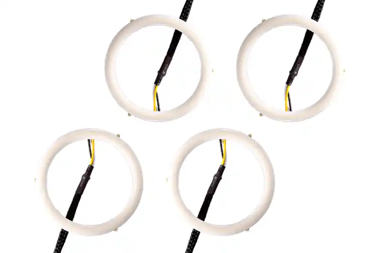 Best Seller Halo Lights LED 70mm Red Four Diode Dynamics