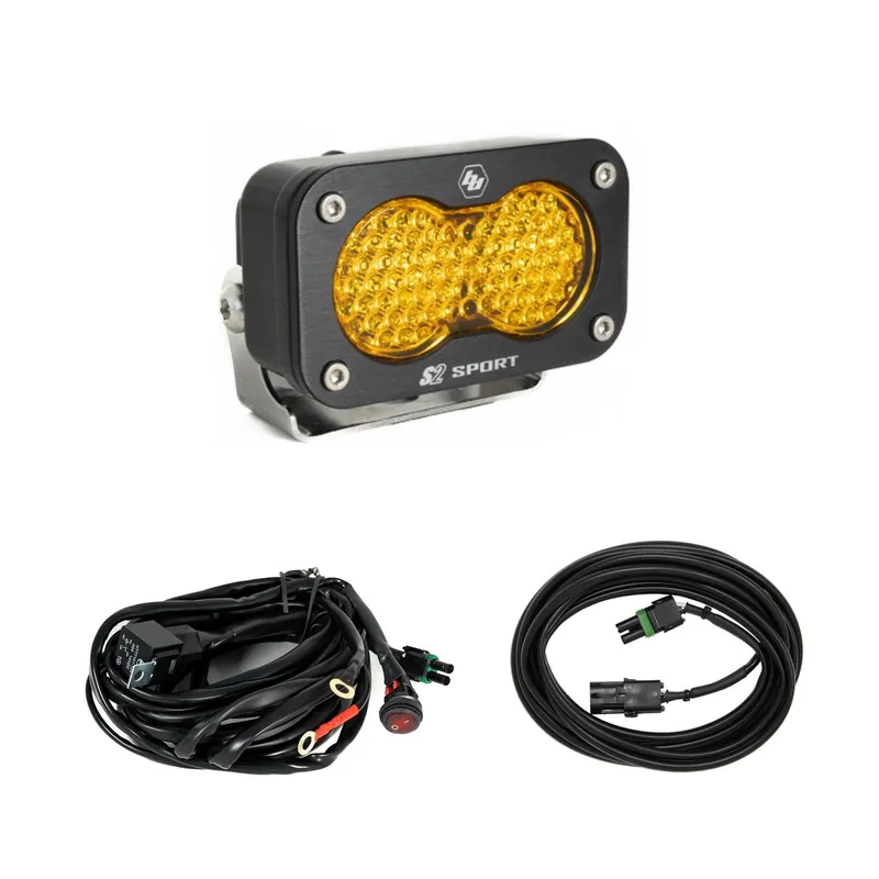 S2 Sport Universal Chase Light Kit Work/Scene Baja Amber Baja Designs Luxury