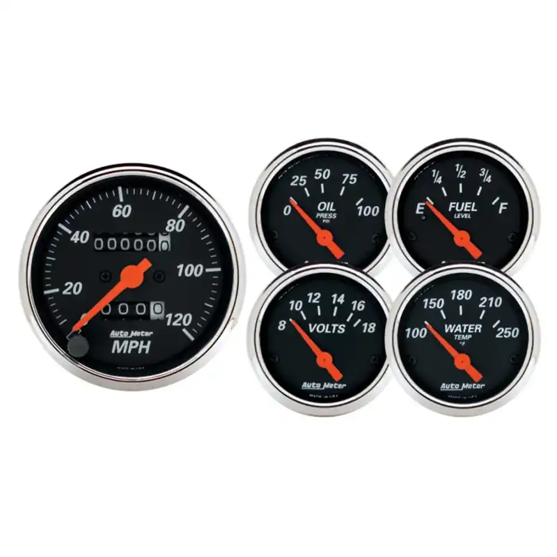 New Release AM Designer Black Gauges