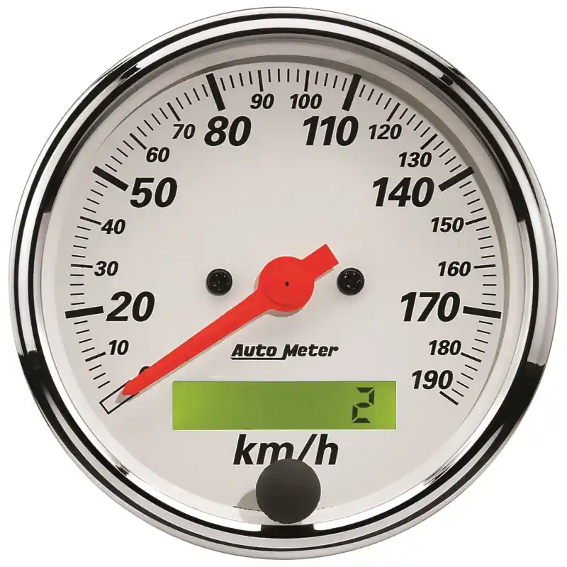 AM Arctic White Gauges Professional Grade