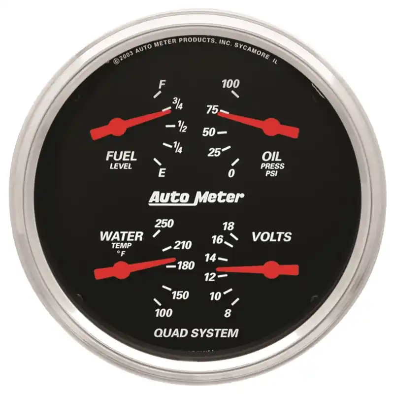 AM Designer Black Gauges Original