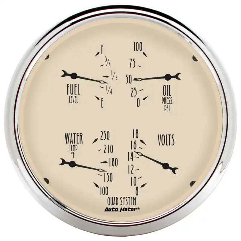 Authentic AM Antique Beige Gauges