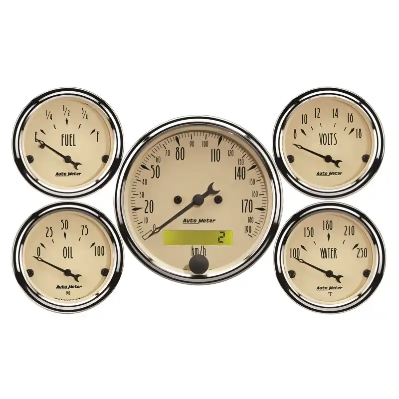 Fast Shipping AM Antique Beige Gauges