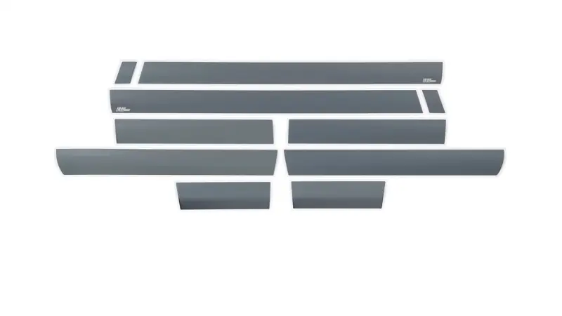 Worldwide Shipping PUT Blk Platinum Rocker Panels